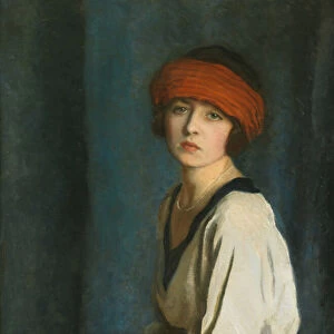 The Red Hat, 1920 (oil on canvas)