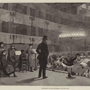 Rehearsing for the Pantomime (engraving)