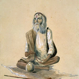 A religious mendicant, India, 1870 circa (w / c)