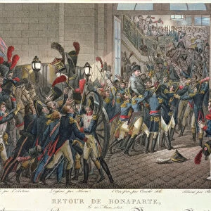 The Return of Napoleon I (1769-1821) to the Tuileries, 20th March 1815