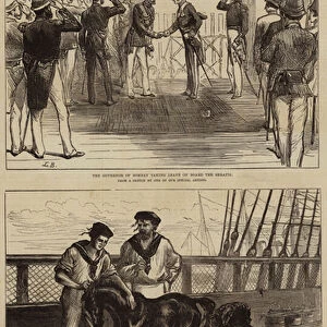 Return of the Prince of Wales from India (engraving)