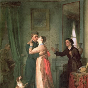 Return after the War, 1878 (oil on canvas)
