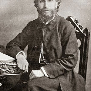 The Revd Benjamin Waugh, 1839 - 1908. Victorian social reformer and campaigner who founded the UK charity NSPCC. From The Review of Reviews, published 1891