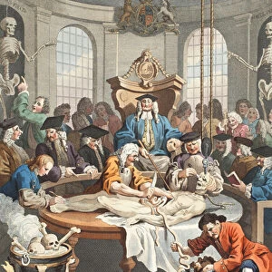 The Reward of Cruelty, from The Four Stages of Cruelty, illustration from Hogarth Restored: The Whole Works of the celebrated William Hogarth, re-engraved by Thomas Cook, pub. 1812 (hand-coloured engraving)
