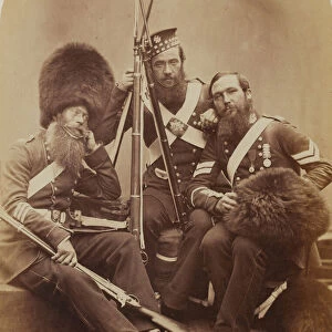 Reynolds, Temple and Judd, Scotch Fusiliers Guards (b / w photo)