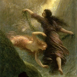 Rheingold, first scene, 1888 (oil on canvas)
