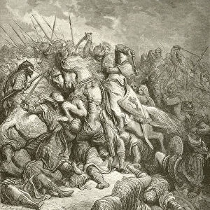 Richard at the Battle of Arsur (engraving)