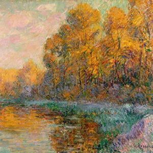 A River in Autumn, 1909 (oil on canvas)