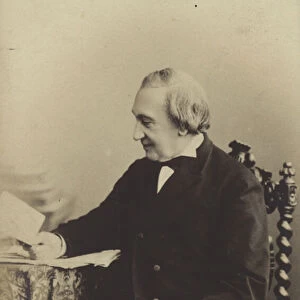 Robert Franz, German composer (1815-1892) (b / w photo)