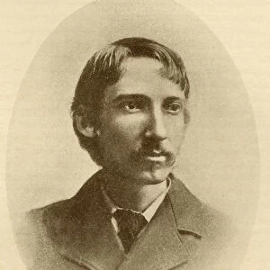 Robert Louis Balfour Stevenson (1850-94) (litho)
