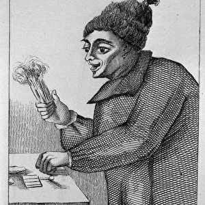 Robert Powell, The Fire Eater, from Portraits and Faces of Remarkable and Eccentric