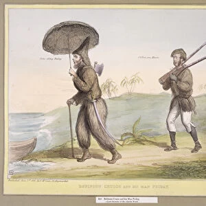 Robinson Crusoe and his Man Friday, (HB Sketches No. 641
