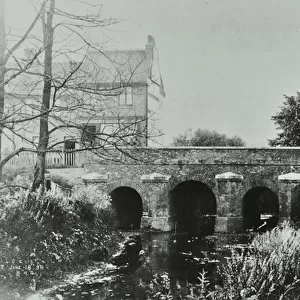 Roe Bridge, Mitcham Lane, 1897 (b / w photo)