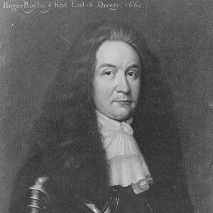 Roger Boyle, 1st Earl of Orrery, after a portrait of 1660 (engraving)