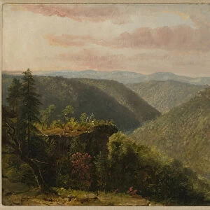 Rolling Hills, 1846 (oil on artists board)