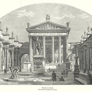 Roman Temple of Pallas (engraving)