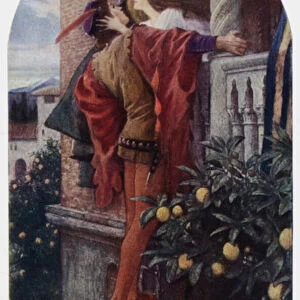 Romeo And Juliet (colour litho)
