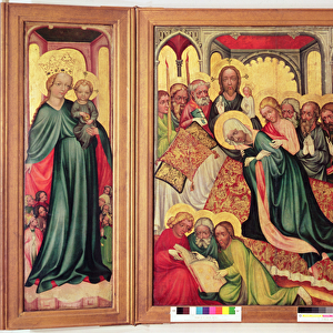 Roudnice Triptych, c. 1400-10 (tempera on panel) (see 404565 for detail)