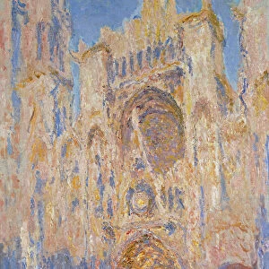 Rouen Cathedral, Effects of Sunlight, Sunset, 1892 (oil on canvas)