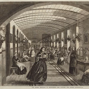 The Royal Hospital of Bethlehem, the Gallery for Women (engraving)