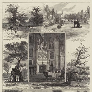 The Royal Visit to Welbeck Abbey (engraving)