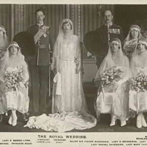 The Royal Wedding, 1922 (b / w photo)