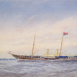 The Royal Yacht Osbourne, 1876 (w / c on paper)