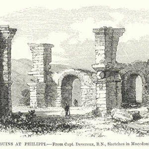 Ruins at Philippi (engraving)
