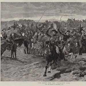 The Rush for the Promised Land (engraving)