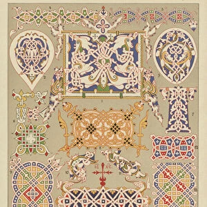 Russian, Manuscript-Painting (colour litho)