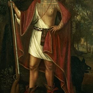 Sa Ga Yeath Qua Pieth Ton, King of the Maguas, 1710 (oil on canvas)