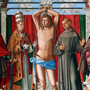Sain Sebastian with Saints Liberalis, Gregory, Francis and Roch, 1500 (painting)