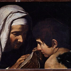 Saint Francesca Romana and the Angel (painting, 16th-17th century)
