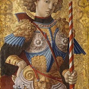 Saint George, 1472 (tempera on wood, gold ground, transferred to Masonite)