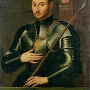 Saint Ignatius of Loyola (1491-1556) (oil on canvas)
