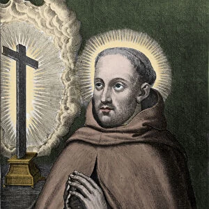Saint John of the Cross (Juan de Yepes Alvarez, Juan de la Cruz) (1542-1591) - grav
