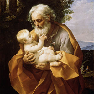 Saint Joseph with Infant Christ, c. 1620 (oil on canvas)
