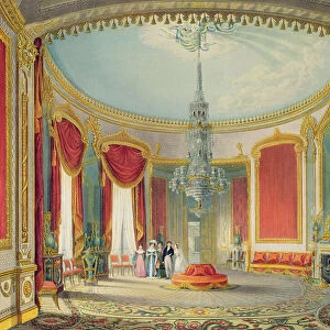 The Saloon in its final phase from Views of the Royal Pavilion, Brighton by John Nash