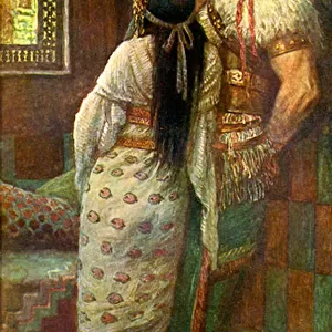 Samson and his wife by J James Tissot - Bible