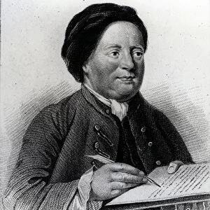 Samuel Richardson (1689-1761) (engraving) (b / w photo)