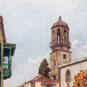 San Domingo, Villa Orotava (colour litho)