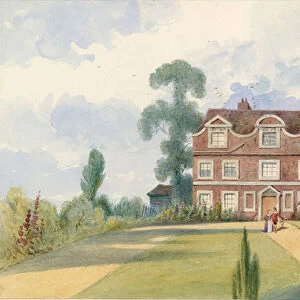 Sandford Manor House, Fulham, London, formerly the dwelling place of Nell Gwynne (w / c on paper)