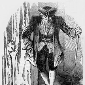 The Sandman, Coppelius, illustration from a short story by E. T. A. Hoffmann from in "The Night Pieces", 1817 (engraving)