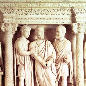Sarcophagus of Giunio Basso, 4th century (marble)