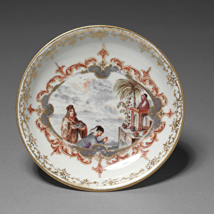 Saucer, manufacturer Meissen Porcelain Factory, Germany, c. 1723 (porcelain)