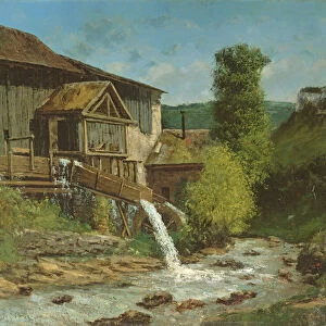 The Sawmill on the River Gauffre (oil on canvas)
