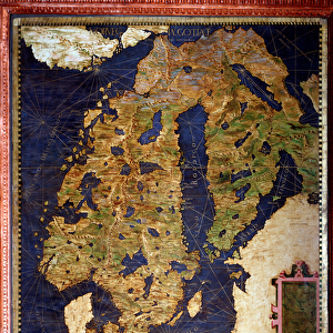 Scandinavia: Norway, Sweden, Finland. c. 1567. (mural painting)