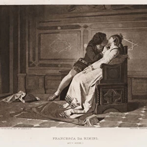 Scene from Francesca da Rimini (Act V, Scene I) (photogravure)
