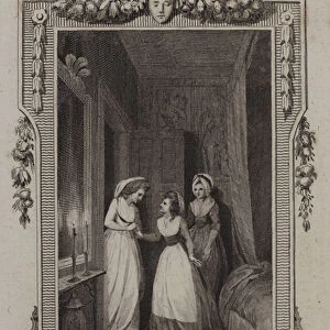Scene from The History of Sir Charles Grandison, by Samuel Richardson (engraving)