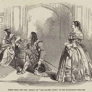 Scene from the New Comedy of "The Maiden Aunt, "at the Haymarket Theatre (engraving)